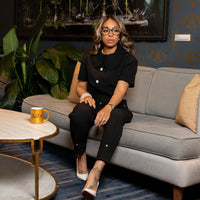 Lady Stay Goal'd Black Jogger Jumpsuit