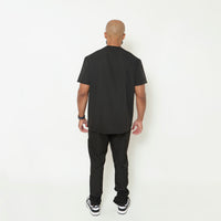 Men's Black Stay Goal'd Scrubs