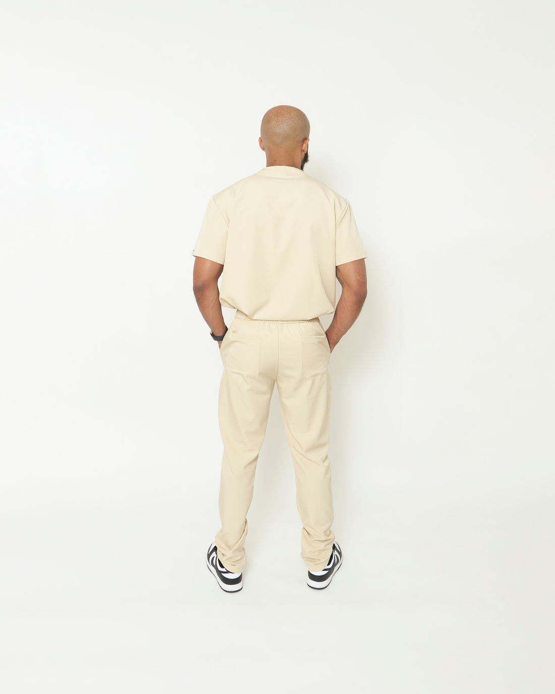 Men's Khaki Stay Goal'd Scrubs