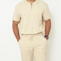 Men's Khaki Stay Goal'd Scrubs