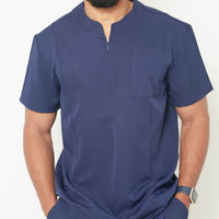 Men's Navy Stay Goal'd Scrubs