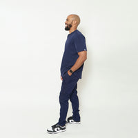 Men's Navy Stay Goal'd Scrubs